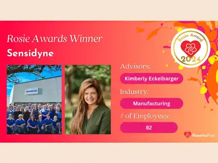 Sensidyne Honored at the Rosie Awards 2024